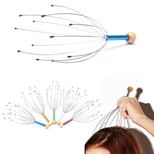 Head Hair Massage Scratcher, Gentle Beads, Stress Relief, Deep Relaxation